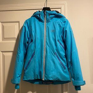 Helly Hansen Women's Blue Fitted Ski Coat